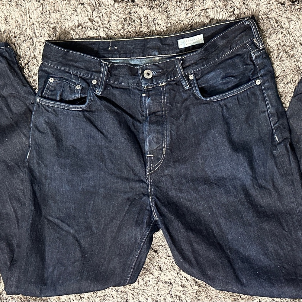 All Saints Button Front Jeans